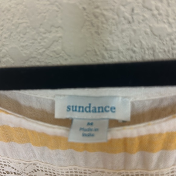 Sundance Yellow and Brown Midi Dress - Picture 5 of 7
